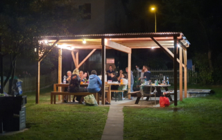 Pergola Einweihung