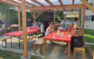 Pergola Einweihung